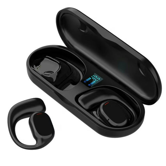 Open-Ear Bone Conduction Headphones — Bluetooth 5.3, Ear Hook, 5H Battery
