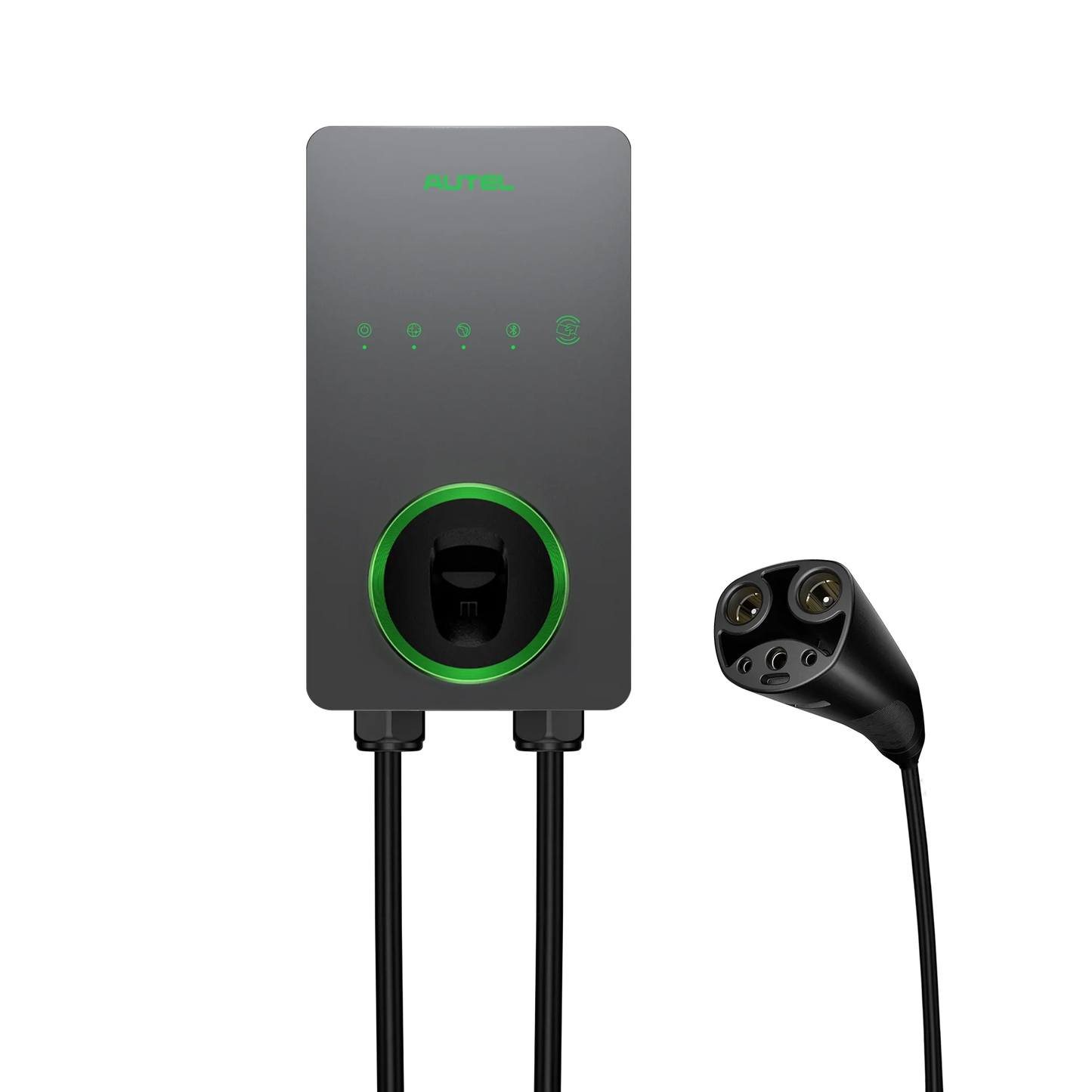 Cargador doméstico Autel AC Lite para vehículos eléctricos — 50 A, 12 kW, Wi-Fi, Bluetooth, cable de 7,6 m