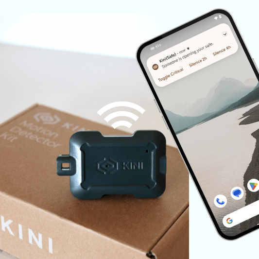 Kini SafeAlert Wi-Fi Tamper Alert Device — Real-Time Security Alerts
