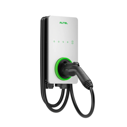 Cargador doméstico Autel AC Lite para vehículos eléctricos — 50 A, 12 kW, Wi-Fi, Bluetooth, cable de 7,6 m