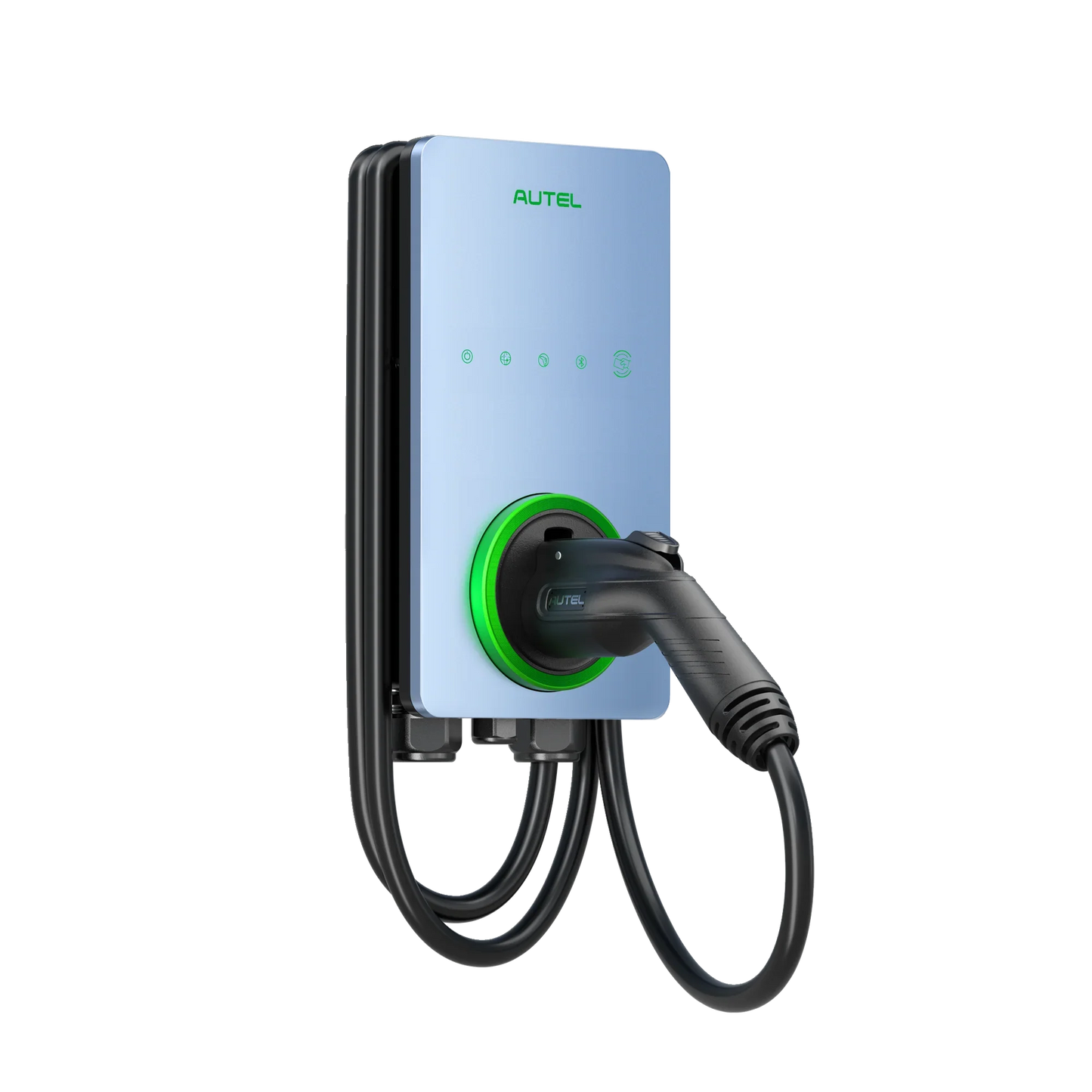 Cargador doméstico Autel AC Lite para vehículos eléctricos — 50 A, 12 kW, Wi-Fi, Bluetooth, cable de 7,6 m