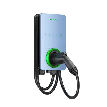 Cargador doméstico Autel AC Lite para vehículos eléctricos — 50 A, 12 kW, Wi-Fi, Bluetooth, cable de 7,6 m