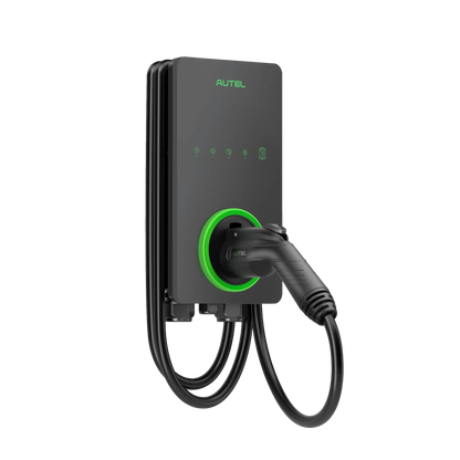 Cargador doméstico Autel AC Lite para vehículos eléctricos — 50 A, 12 kW, Wi-Fi, Bluetooth, cable de 7,6 m