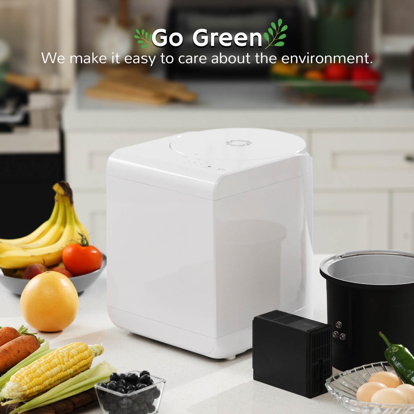 Revive Compostador Eléctrico de Cocina — Sin Olor, para Encimera, Ciclo de 3 Horas