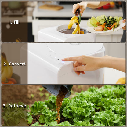 Revive Compostador Eléctrico de Cocina — Sin Olor, para Encimera, Ciclo de 3 Horas