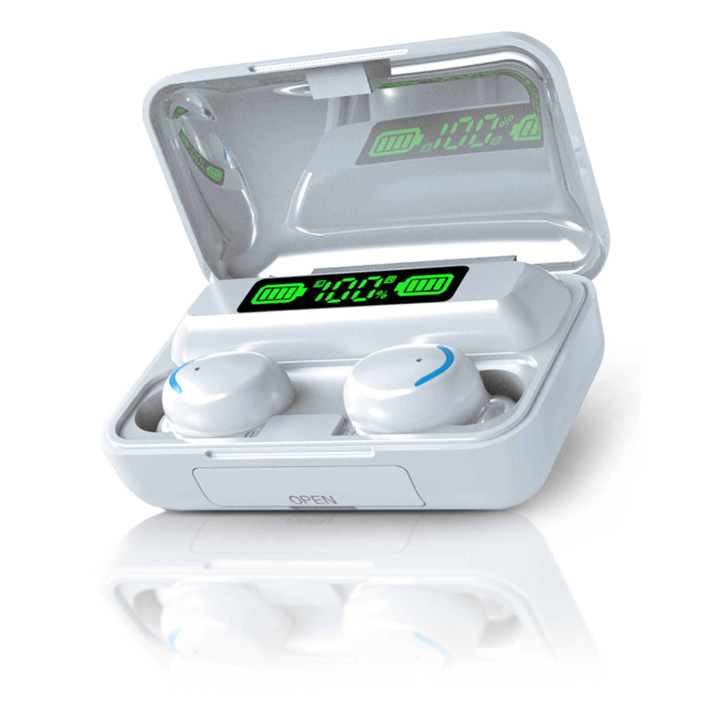 Auriculares inalámbricos deportivos — IPX7, estuche con batería de 1500 mAh, control táctil