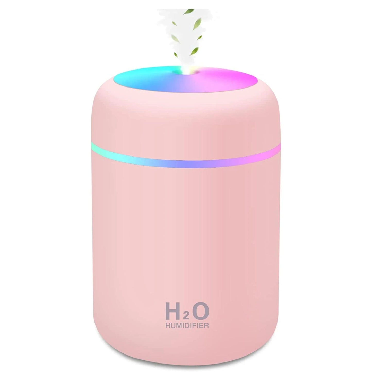 Mini USB Aromatherapy Diffuser & Humidifier — 300ml, LED Night Light, Quiet