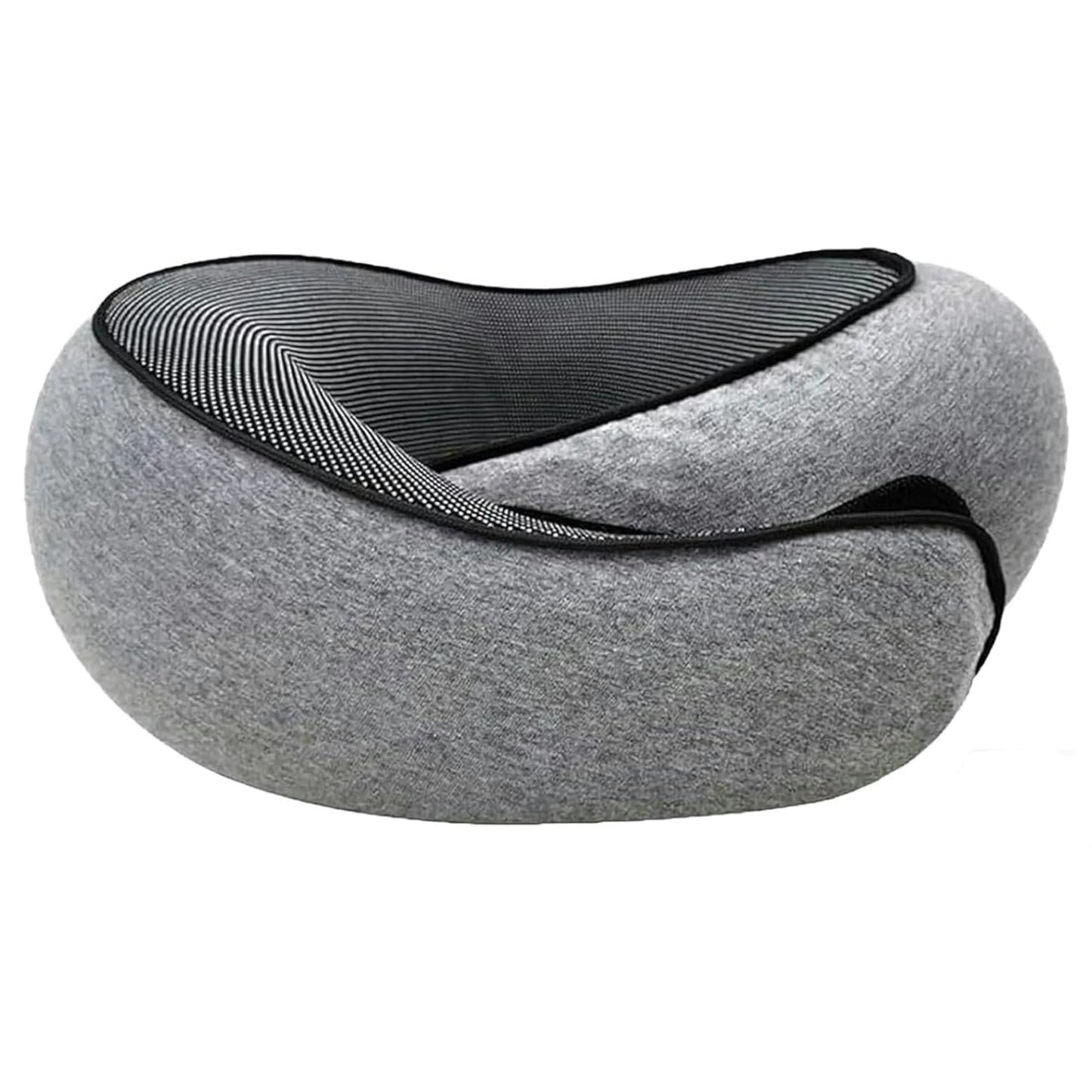 Almohada de viaje para el cuello de espuma viscoelástica — Ergonómica, funda lavable, portátil