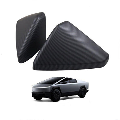 ABS Mirror Covers for Cybertruck | Carbon Fiber Pattern | 2 Finishes | TESERY