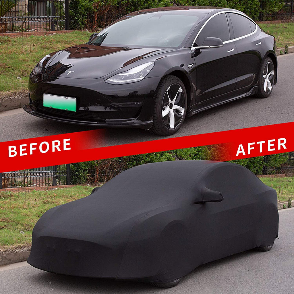 Ultralight Car Cover for Model 3/Y/X/S | Indoor & Outdoor | UV Protection | Stretchable