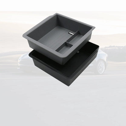 Double-Layer Center Armrest Storage Box for Model 3 Highland/Y Juniper | 3 Colors