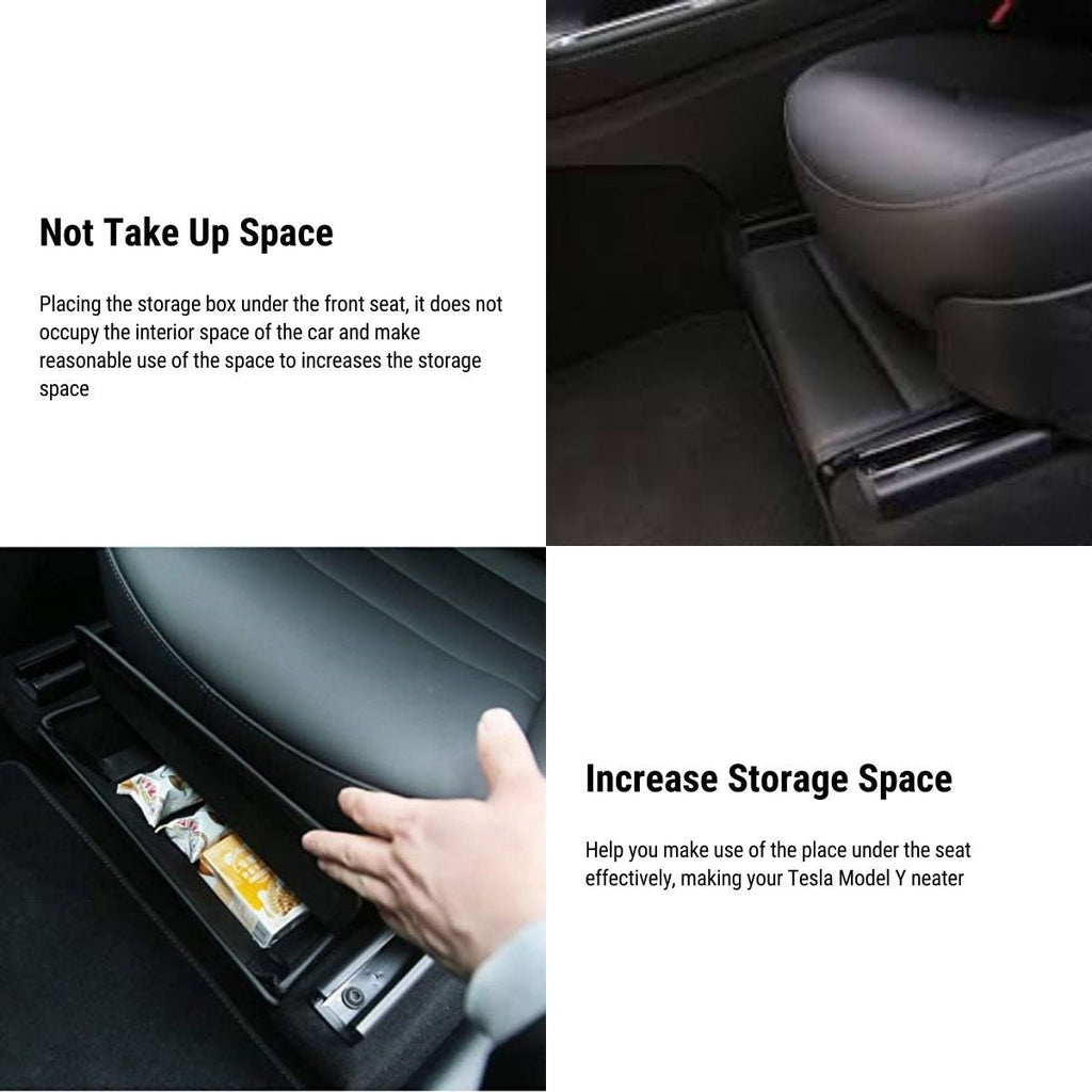 Under Seat Storage Box Organizer for Model Y