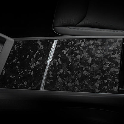 Dry Carbon Fiber Panel Console Wrap For Model Y Juniper / Model 3 Highland