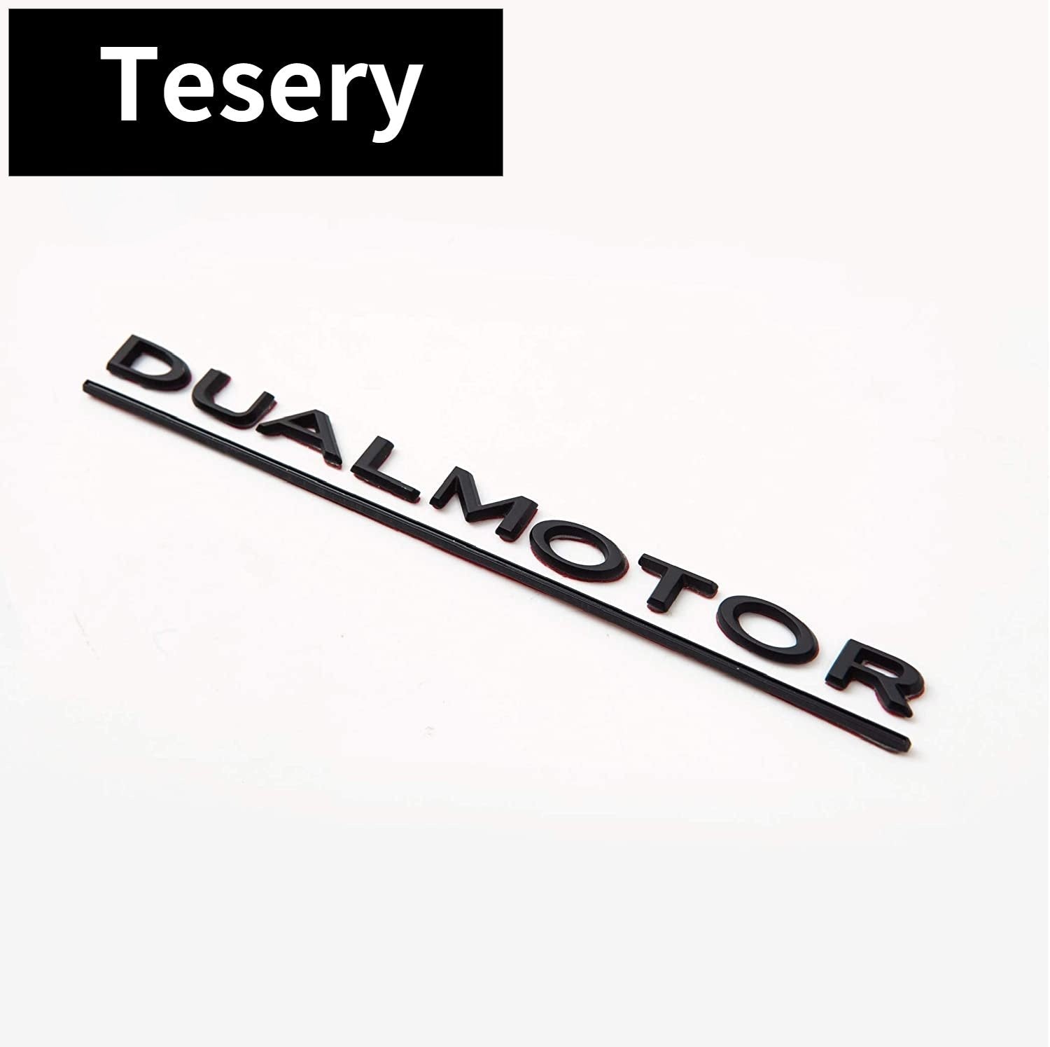 Performance Tail Dual Motor Badge for Tesla | ABS | 2 Colors | 3M Adhesive