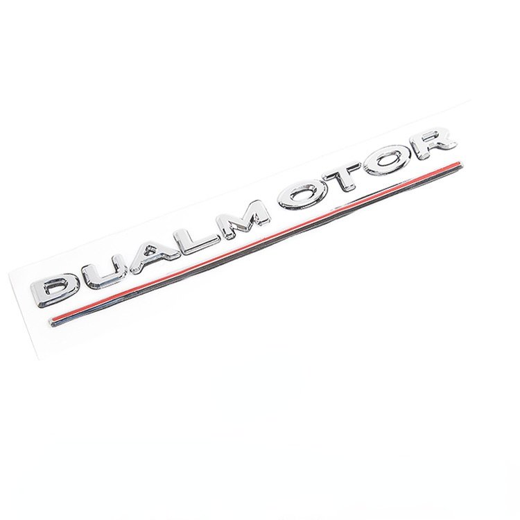 Performance Tail Dual Motor Badge for Tesla | ABS | 2 Colors | 3M Adhesive