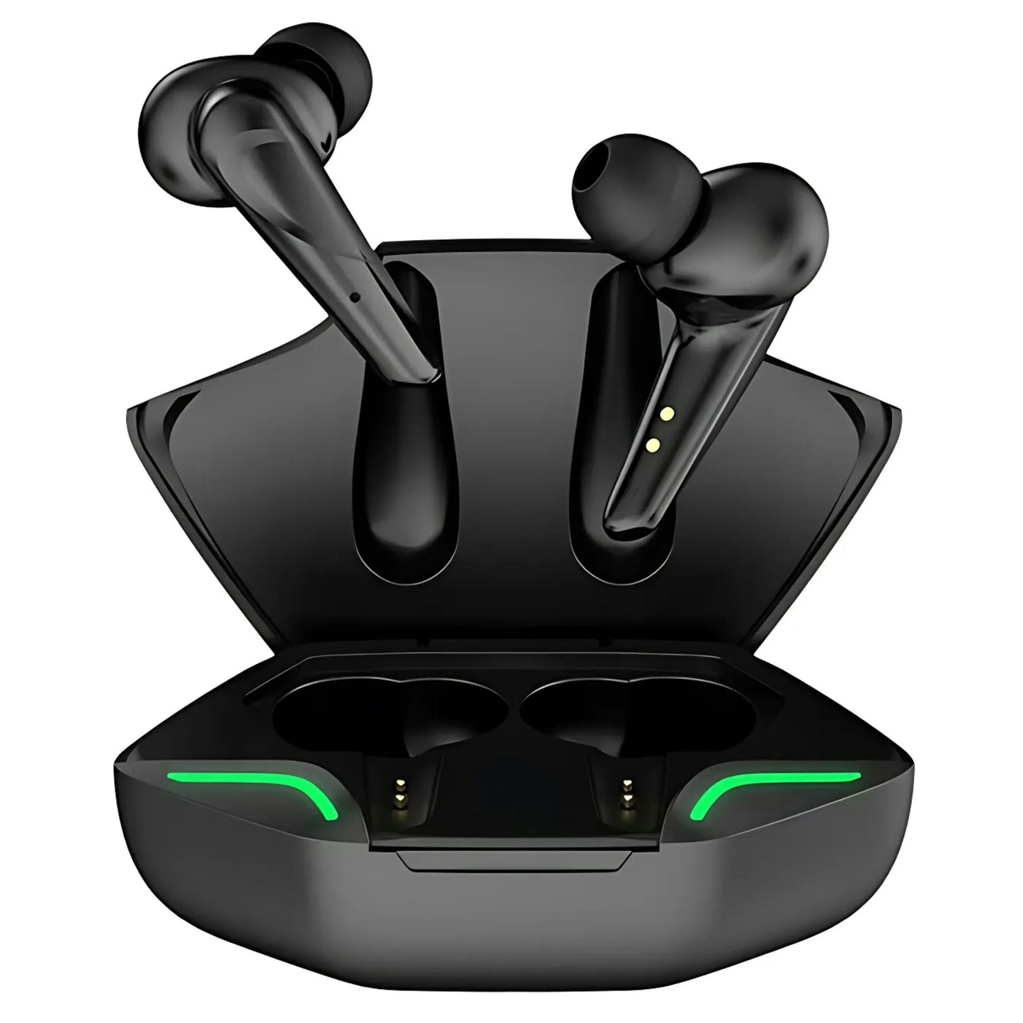 Auriculares TWS para juegos — Bluetooth 5.3, IPX7, luces LED, estéreo de alta fidelidad