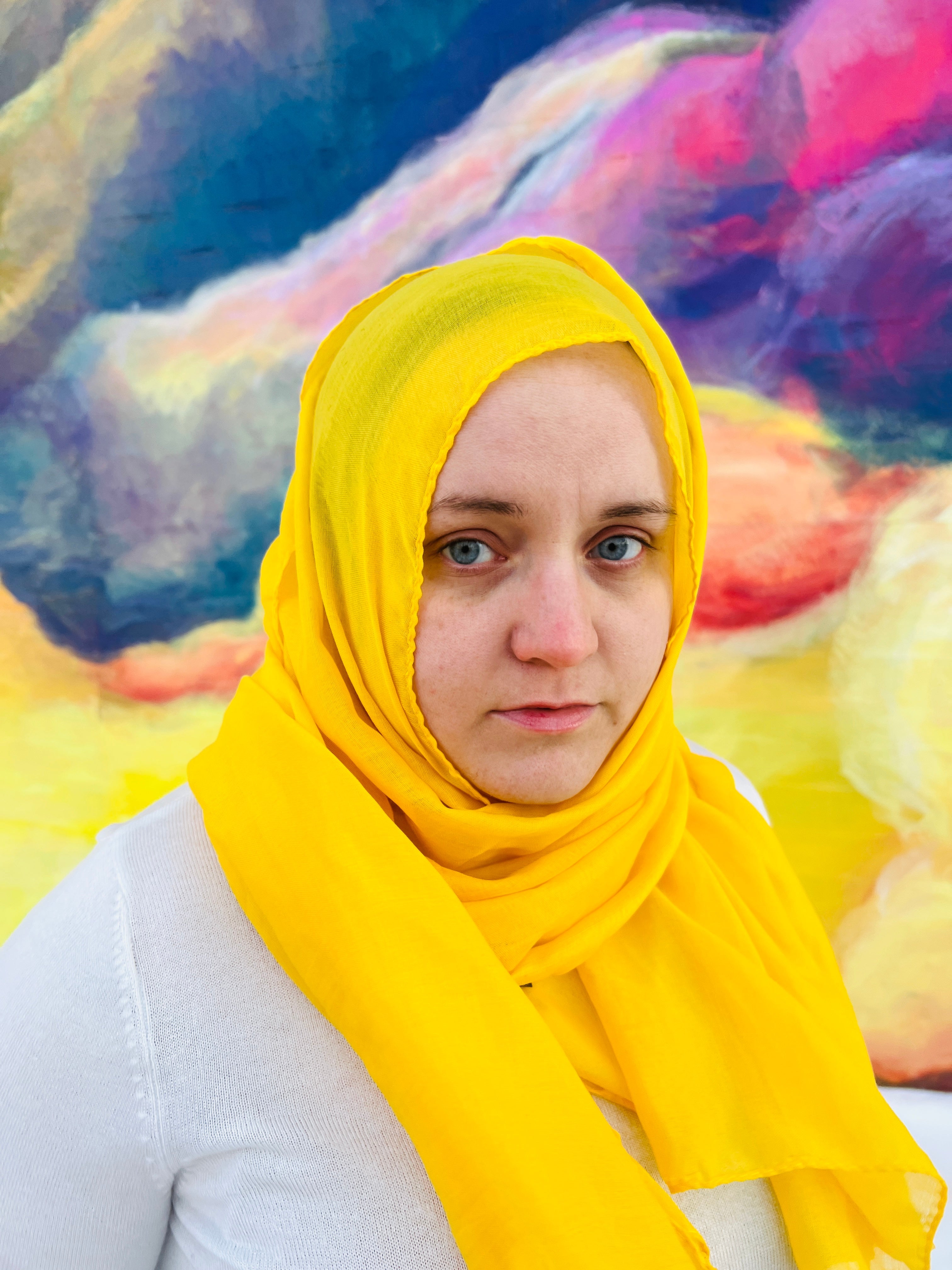 Sunflower Yellow Modal Hijab