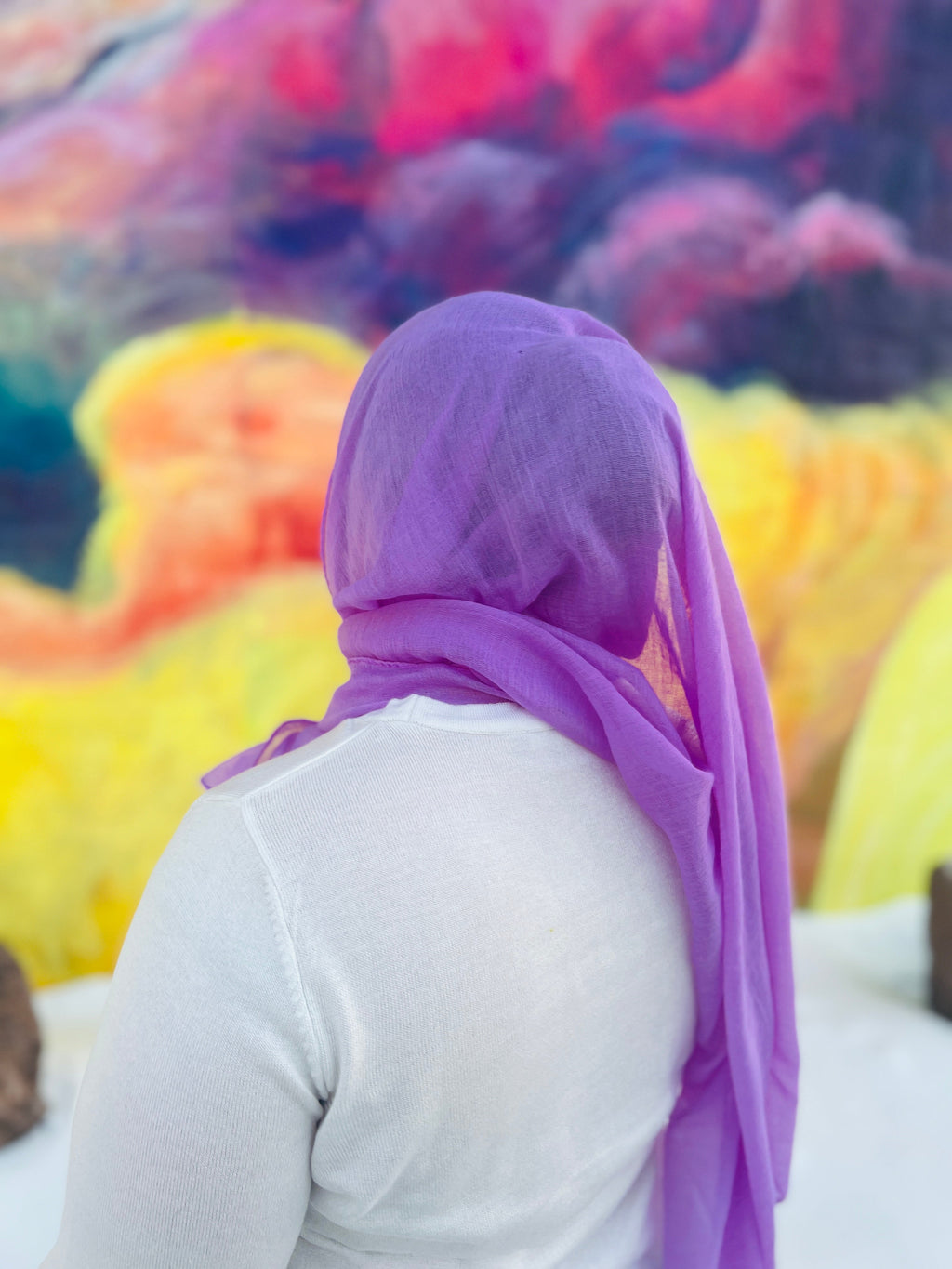 Lavender Modal Hijab