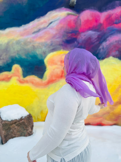 Lavender Modal Hijab