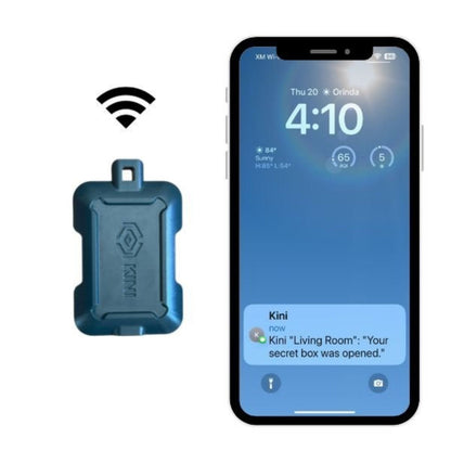 Dispositivo de alerta de manipulación Wi-Fi SafeAlert Kini — Alertas de seguridad en tiempo real