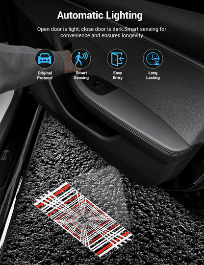 LED Door Projector Puddle Lights for Model 3 Highland / Y Juniper