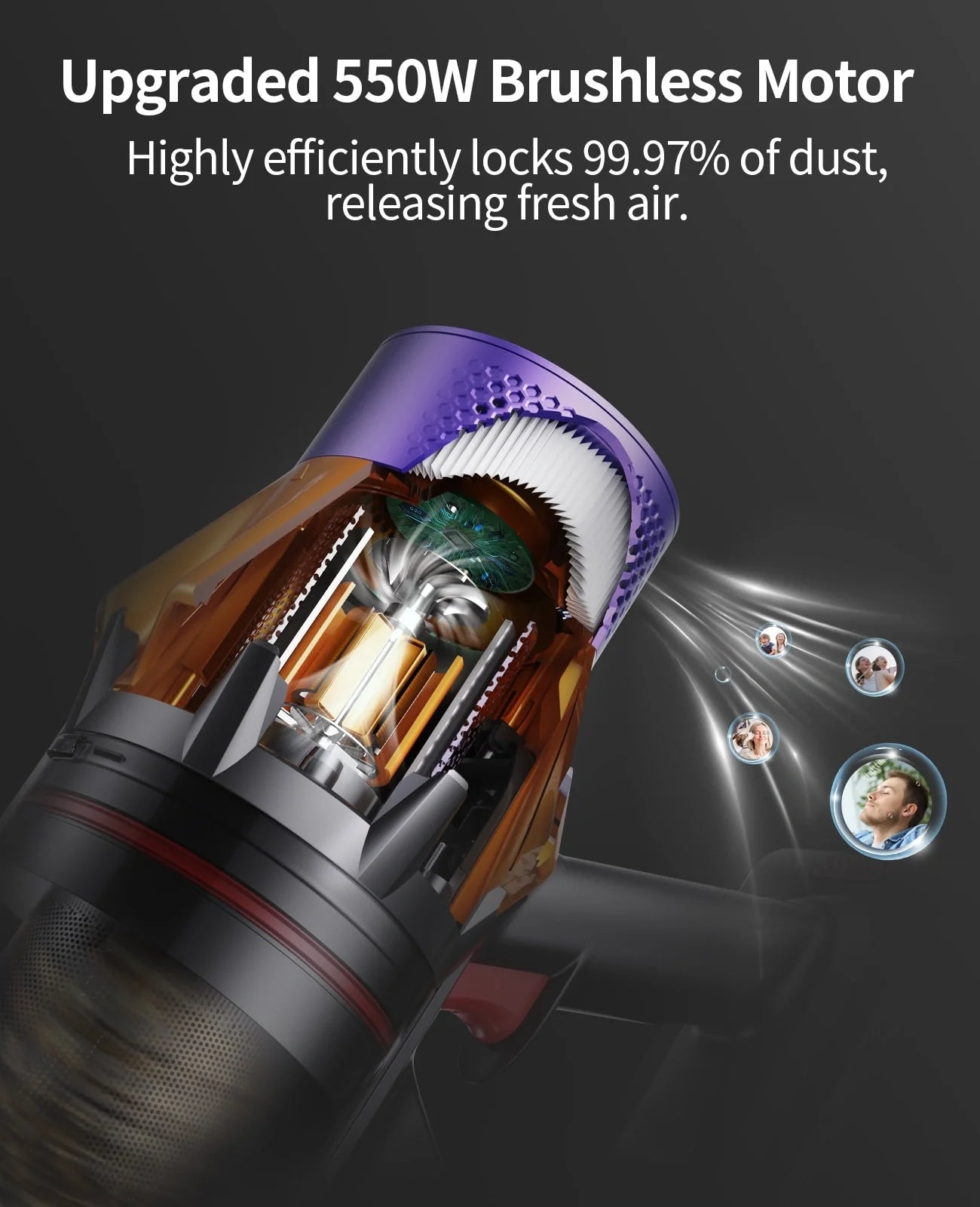 Honiture X7 Cordless Stick Vacuum — Powerful Suction, Lightweight
