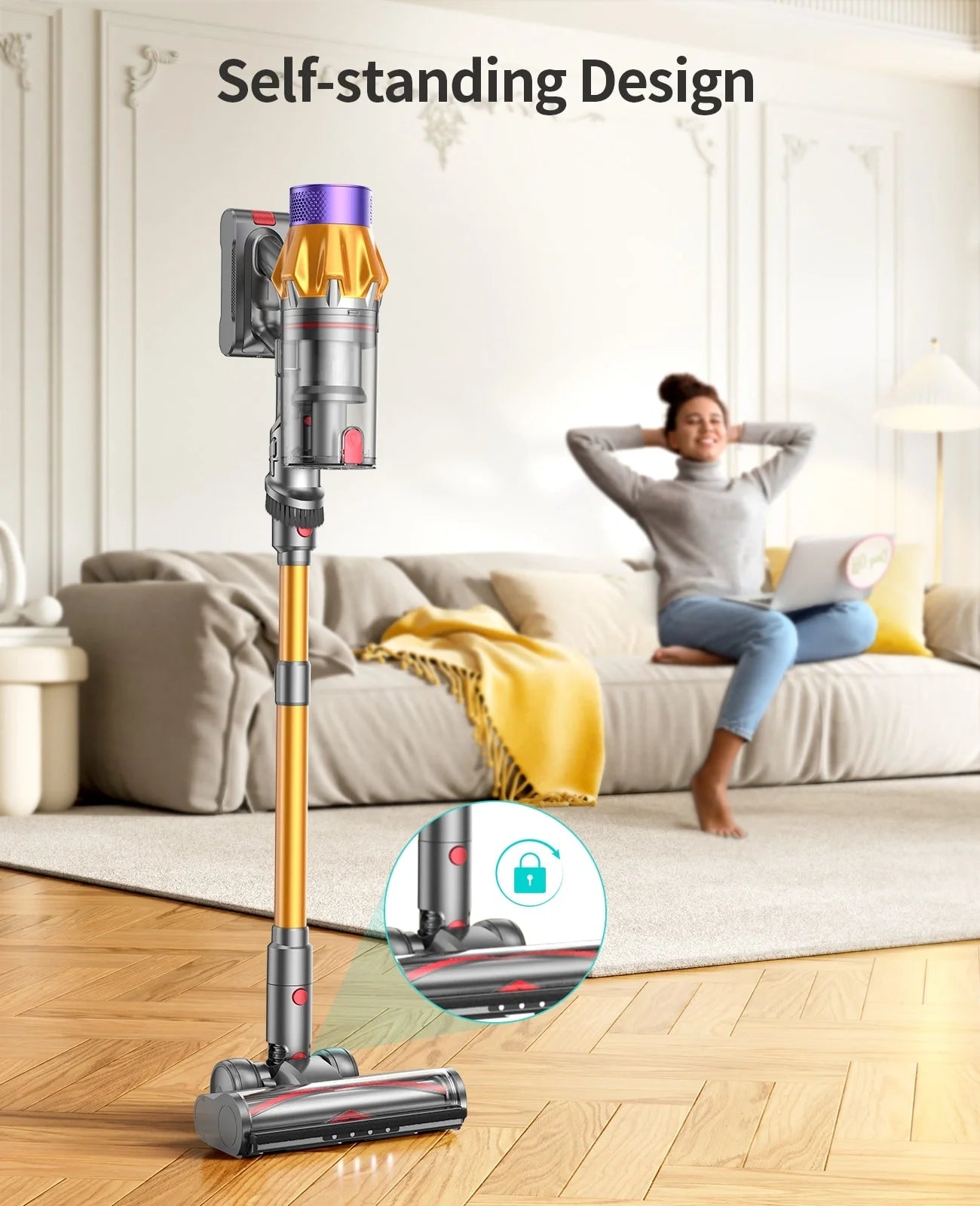 Honiture X7 Cordless Stick Vacuum — Powerful Suction, Lightweight