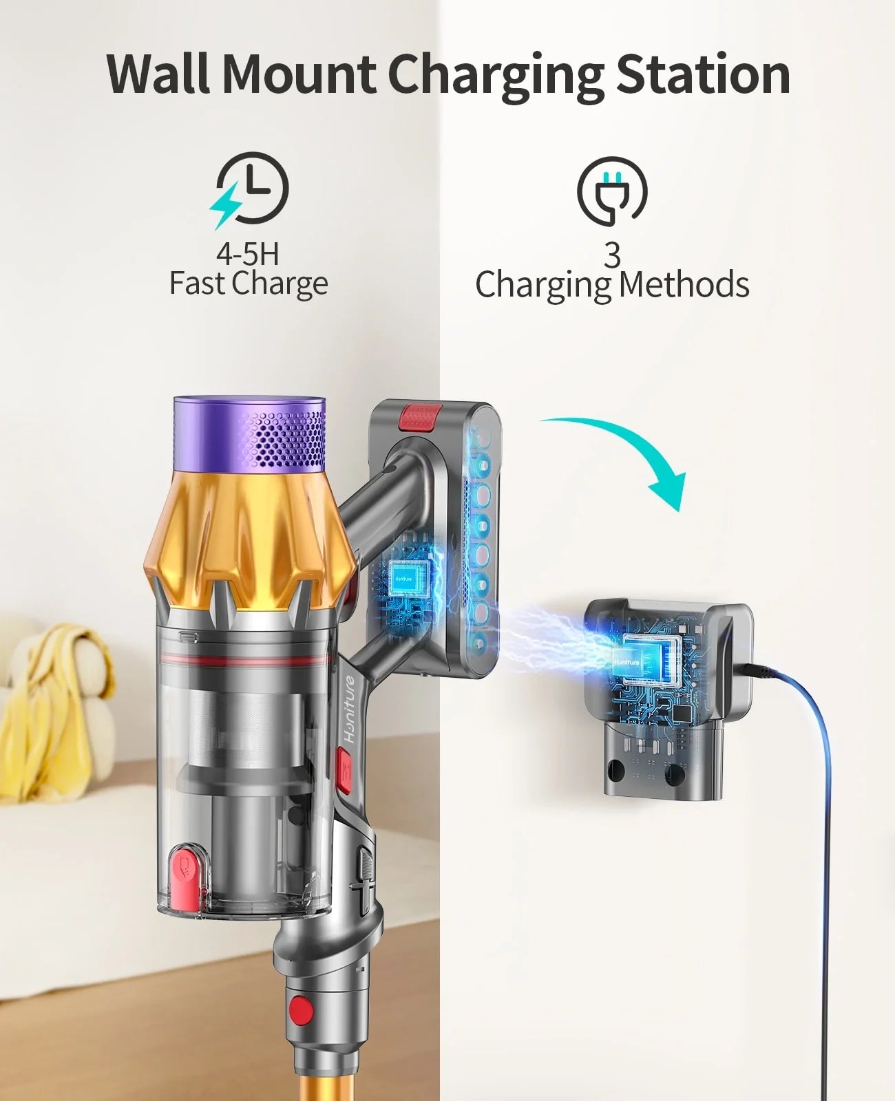 Honiture X7 Cordless Stick Vacuum — Powerful Suction, Lightweight