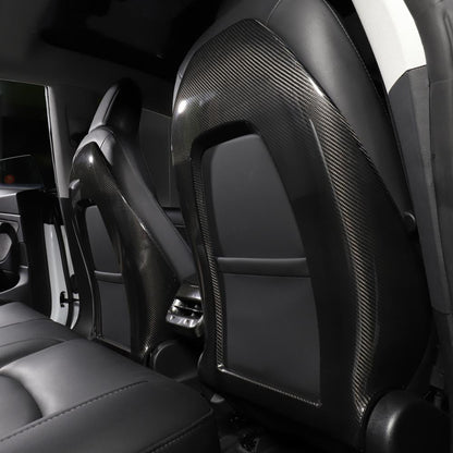 Back Seat Cover for Model 3 / Y - Real Carbon Fiber Interior Mods