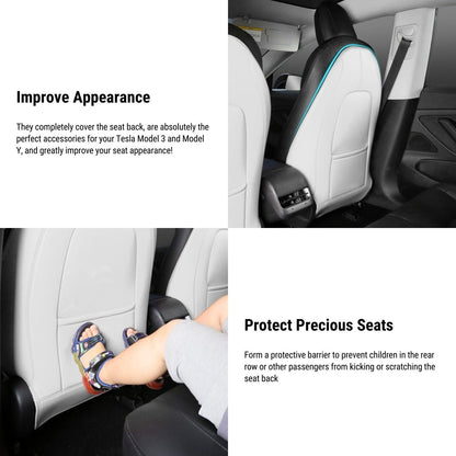 Seat Back Protector for Tesla Model 3 Highland & Model Y Juniper(2pcs)