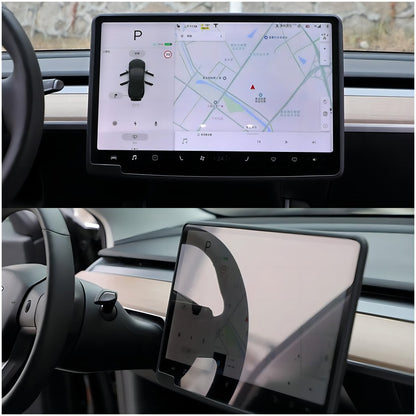 Silicone 15.4" Central Screen Protector Frame for Model 3 / Y