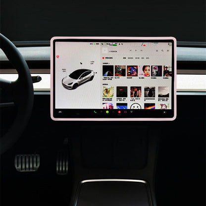 Silicone 15.4" Central Screen Protector Frame for Model 3 / Y