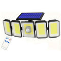 Solar Wall Light with 5 Adjustable Angle Heads