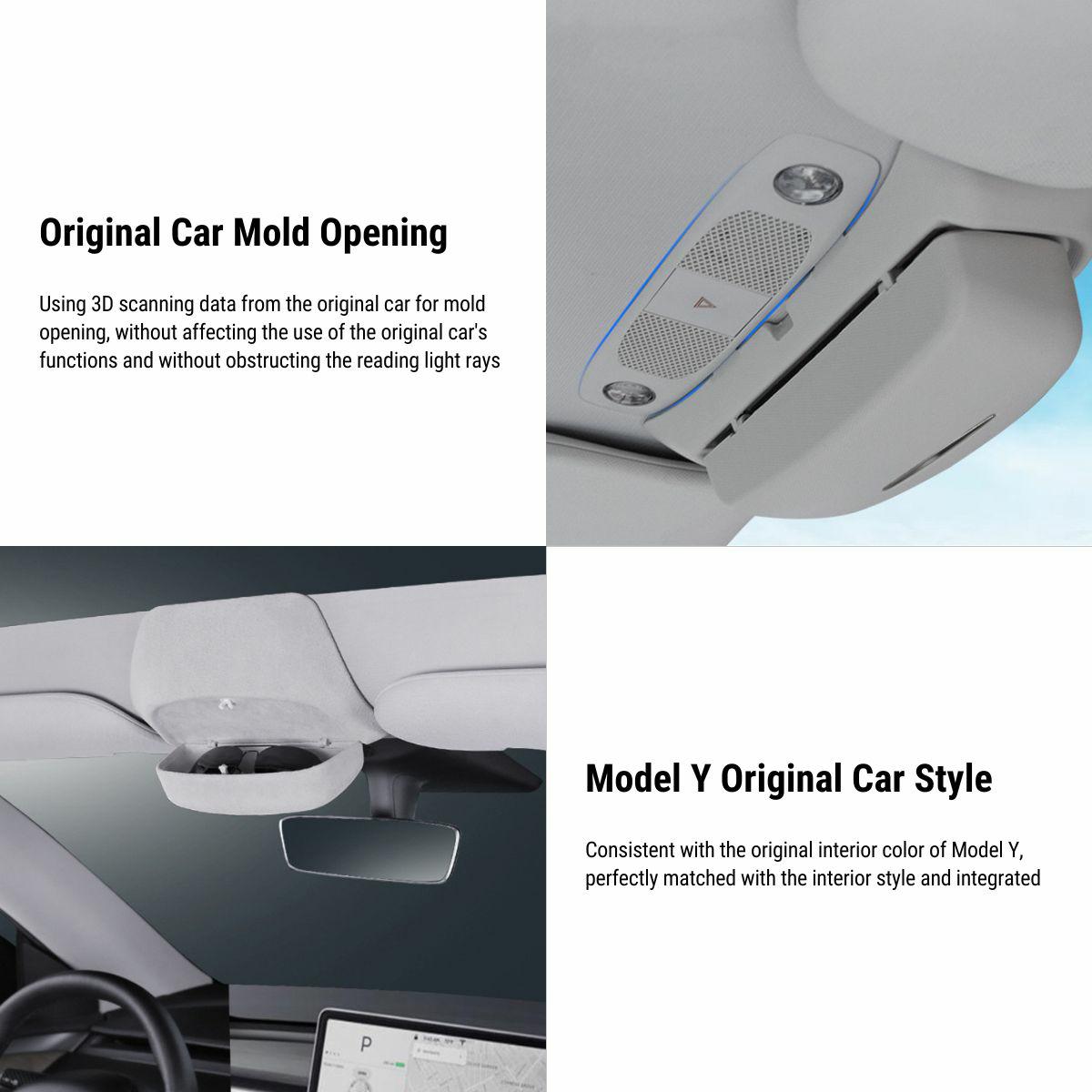 Sunglass Holder Storage Clip for Model Y | TESERY