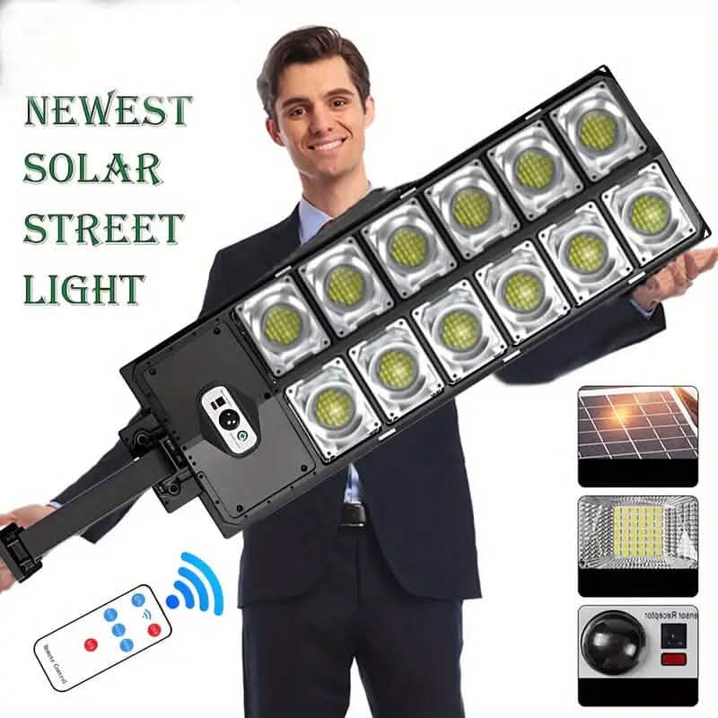 Super Bright 360 LED 3 Speed Double Row Solar Light