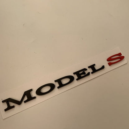 Letter Emblems for TESLA Tailgate | Multiple Colors | 3D ABS