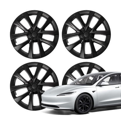 TESERY 18″ Wheel Caps S Plaid Style for Tesla Model 3 (4PCS)