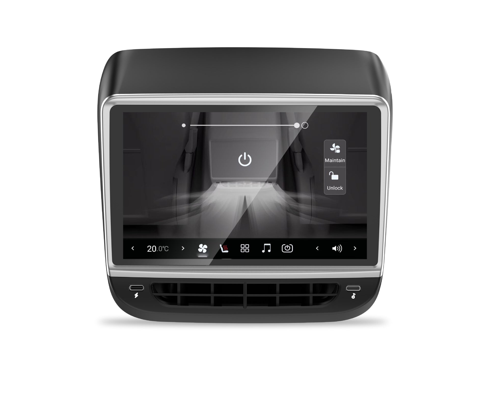 TESERY 7 Inch Rear Entertainment & Climate Control Screen for Model Y / 3