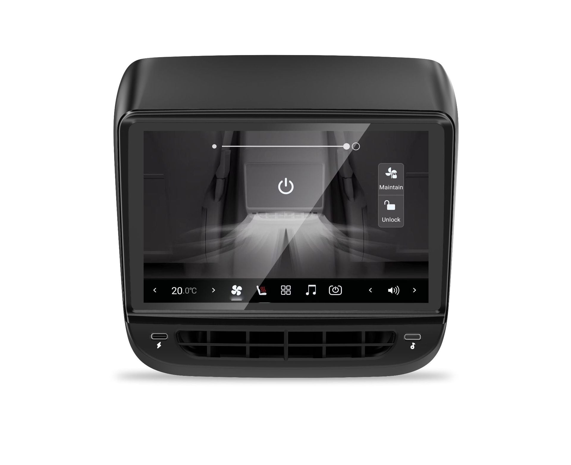 TESERY 7 Inch Rear Entertainment & Climate Control Screen for Model Y / 3