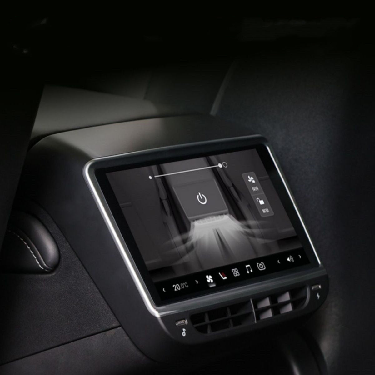 TESERY 7 Inch Rear Entertainment & Climate Control Screen for Model Y / 3