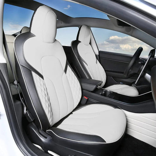 TESERY Leather Seat Covers for Model 3/Y | Clearance Sale | Limited Stock