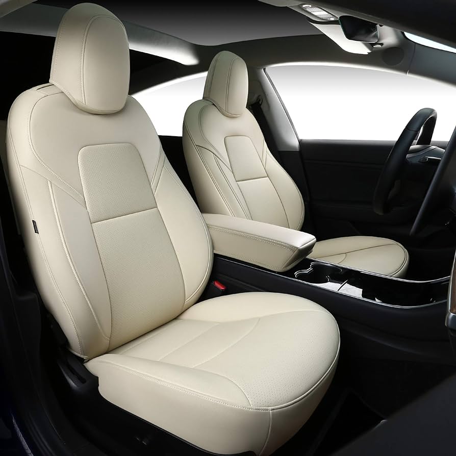 TESERY Leather Seat Covers for Model 3/Y | Clearance Sale | Limited Stock