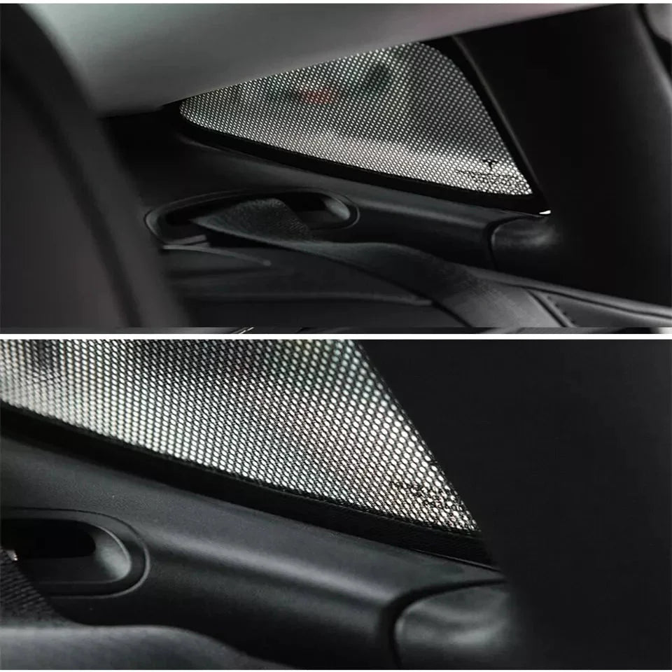 Triangular Window Shades for Tesla Model Y/3