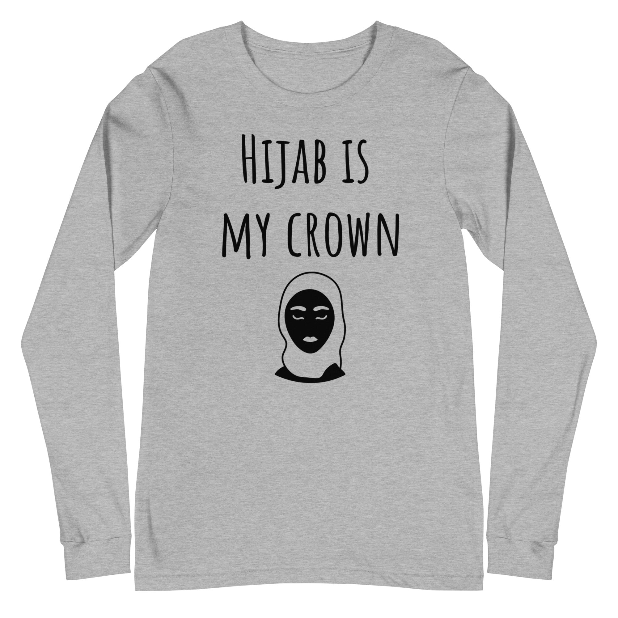 Hijab is my crown Long Sleeve Tee