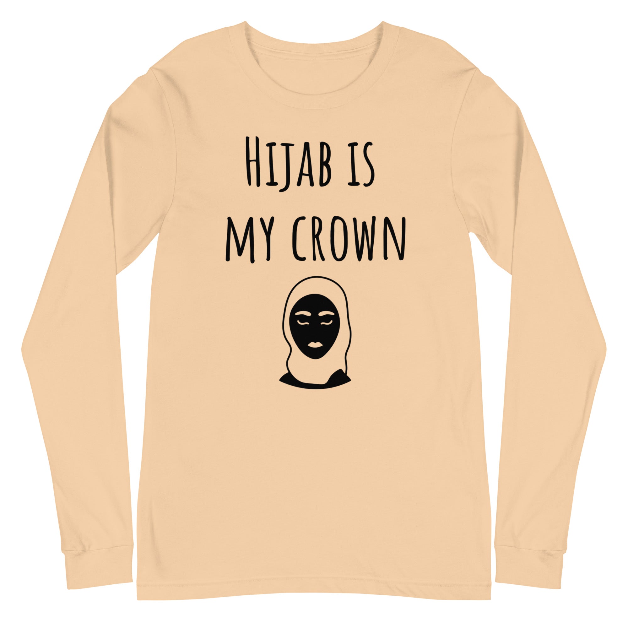 Hijab is my crown Long Sleeve Tee