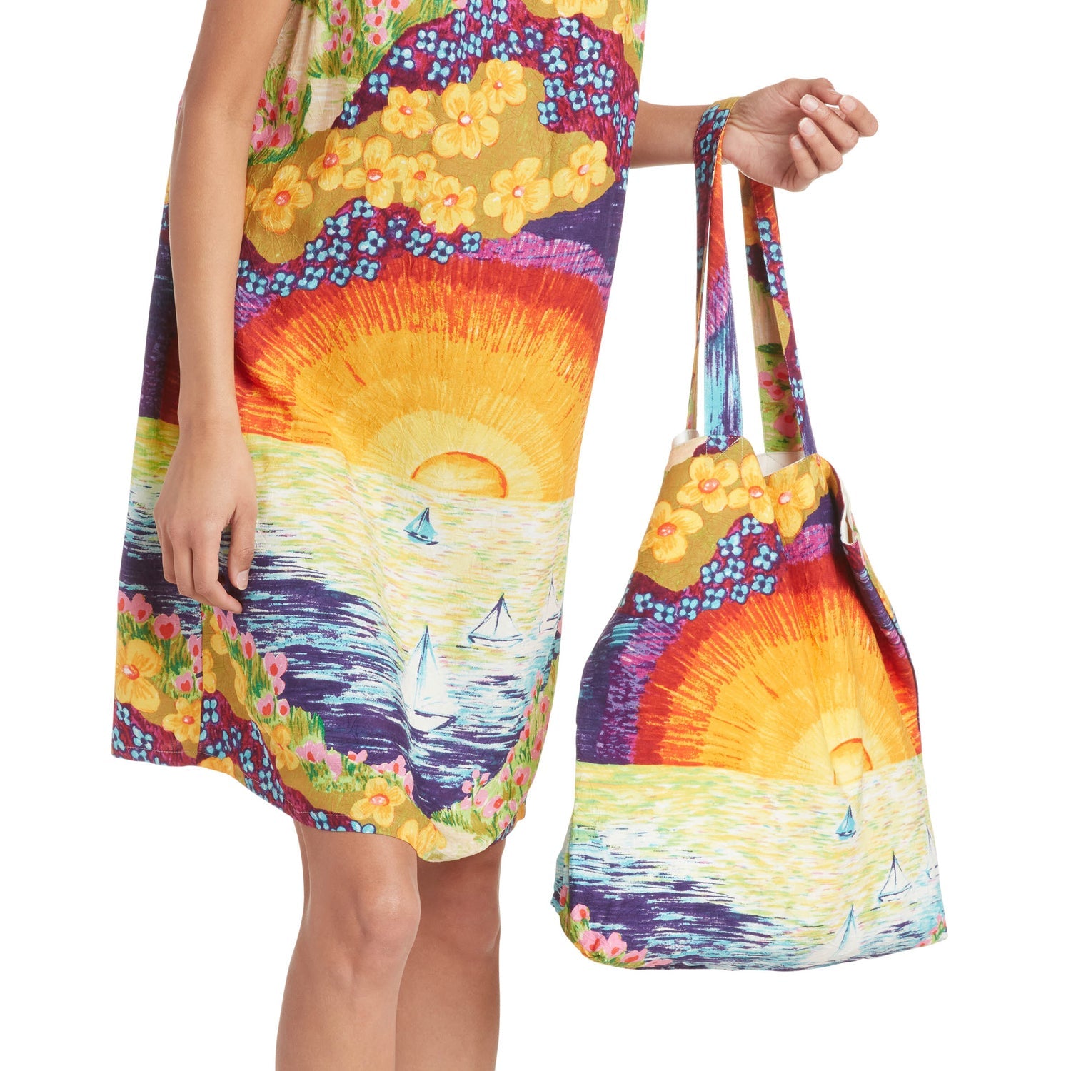 Farmers' Market Bag - Sunset Sail