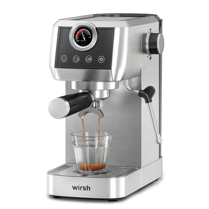 Máquina de espresso Wirsh de 20 bares — Cafetera de espresso profesional para el hogar